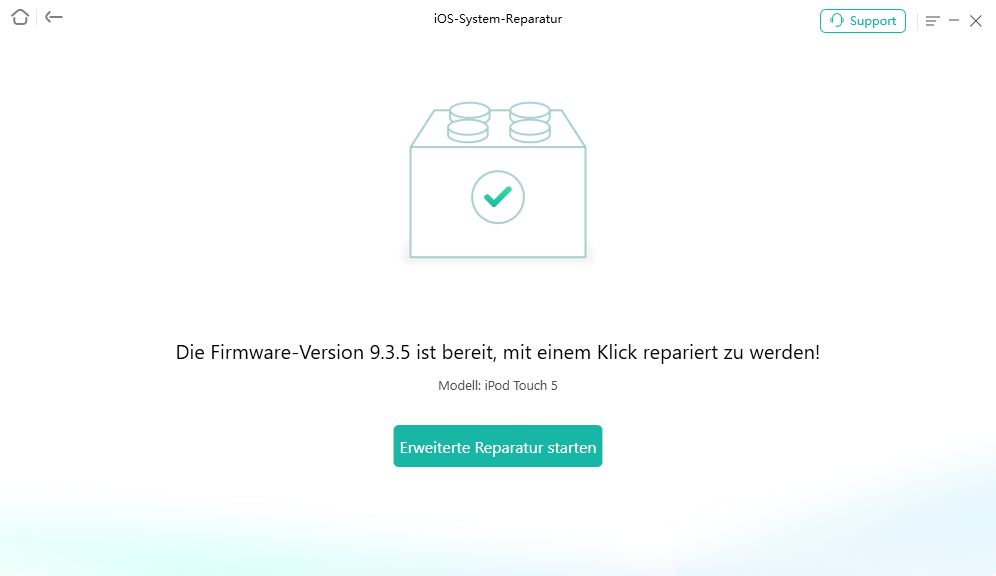 AnyFix Firmware-Datei herunterladen Fertig
