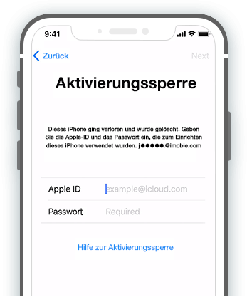 Telefon mit Apple-ID