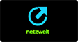 Netzschwacher Pfeil auf Schwarz