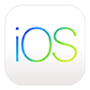 iOS-Logo weißer Hintergrund