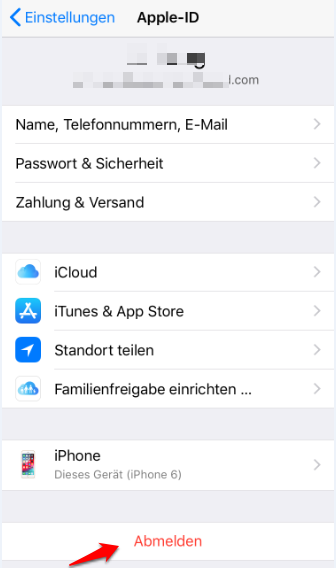 Gruppen Facetime funktioniert nicht – Apple ID erneut anmelden