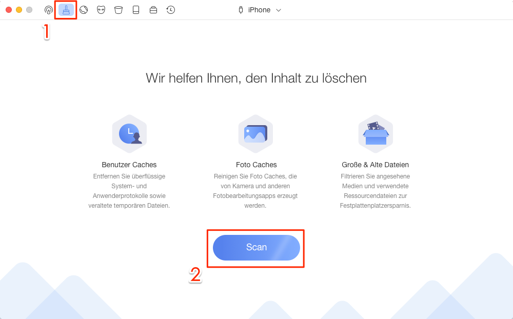 Videos und Filme vom iPhone lÃ¶schen â Schritt 1
