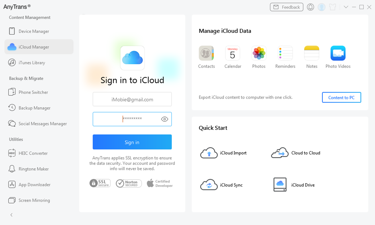  Input Apple ID and Password