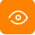 Orange background with eye