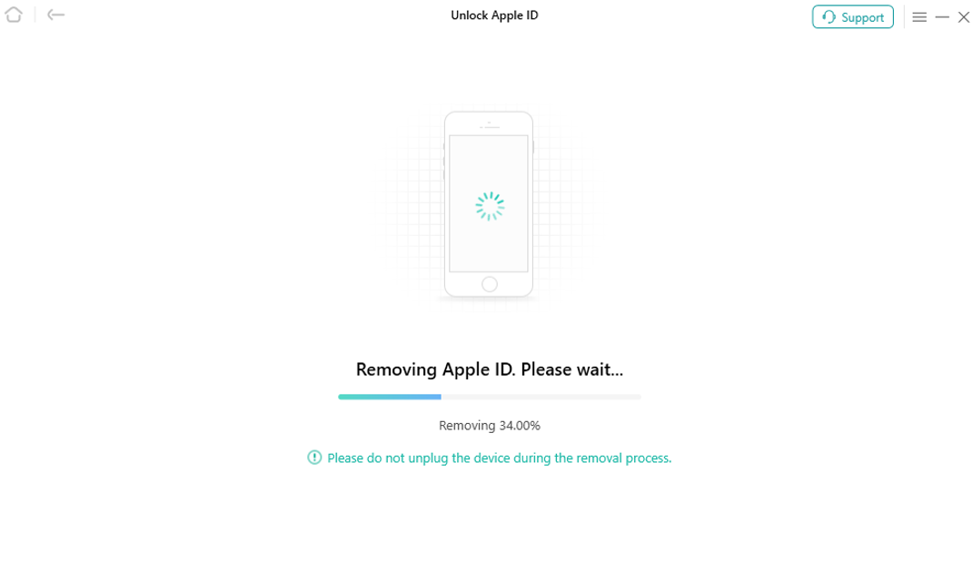 Start to Unlock Apple ID