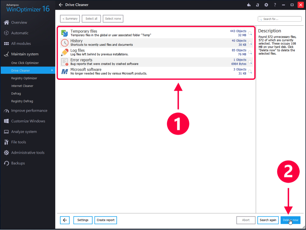 How to Clean Up Windows 10 - Step 2