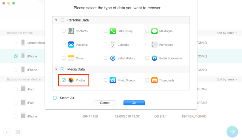 Scan the Data You Chose