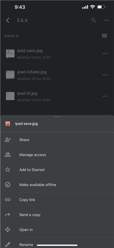 Tap Send a Copy