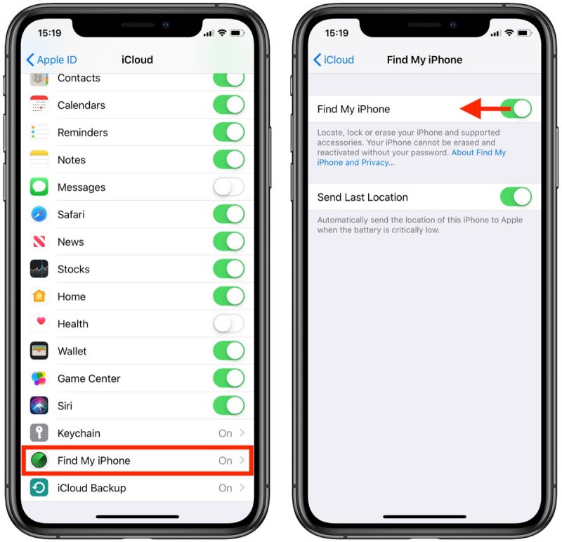 Turn Off Find My iPhone