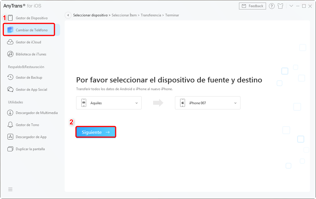 Cambiar de Android a iPhone