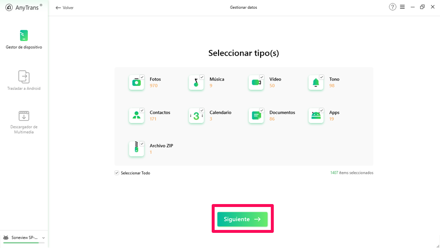Hacer copia de seguridad por tu Android