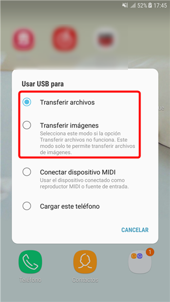 Cómo pasar datos de un Android a otro por manera tradicional