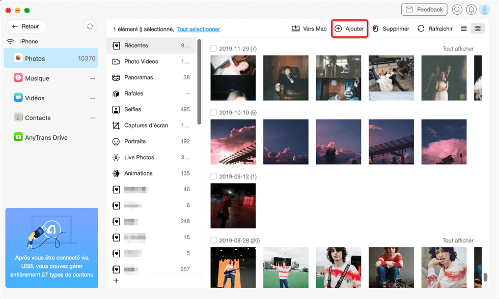 Cliquer sur Ajouter