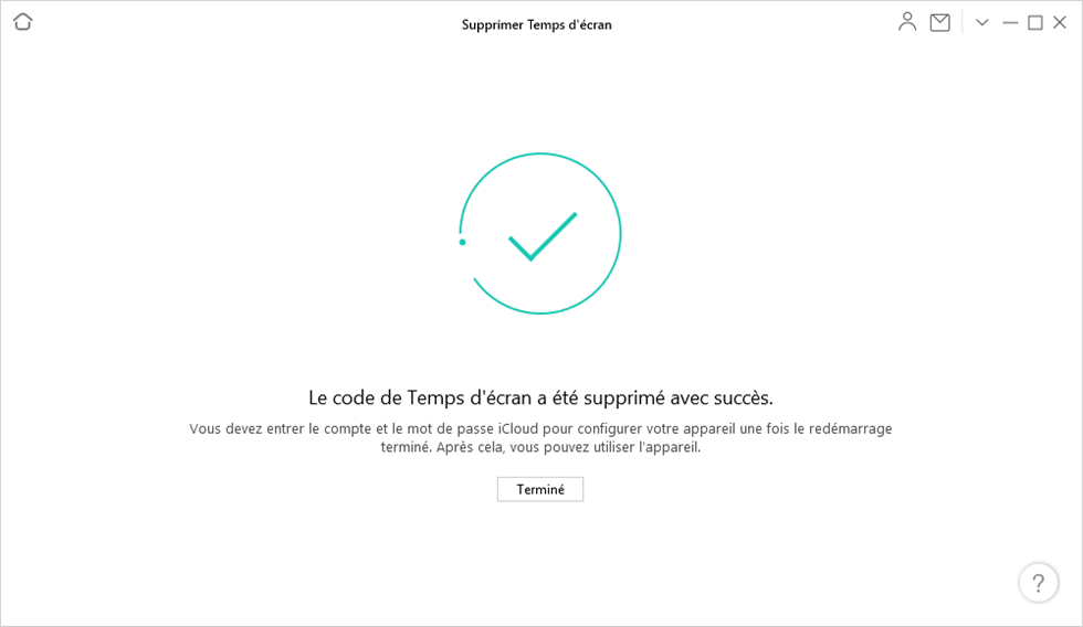Supprimé avec succès
