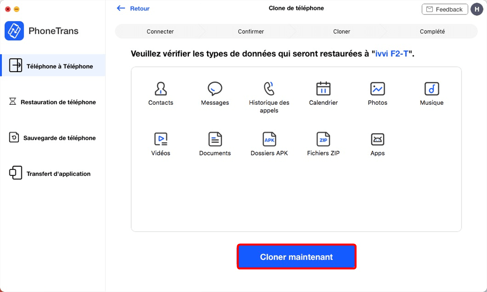 Cloner maintenant