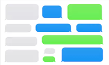 special iphone sms bubble